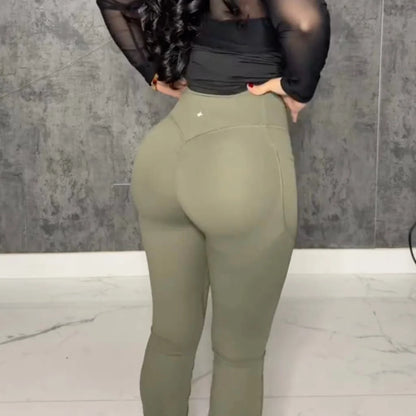 Velrani® BBL Wide Leg Leggings